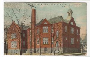 St Vincent De Paul School Mt Vernon Ohio 1913 postcard