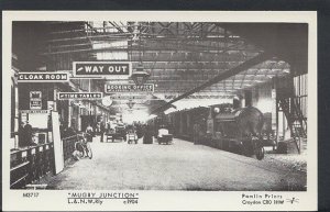 Warwickshire Postcard - Rugby Railway Station Junction (Mugby) A2072