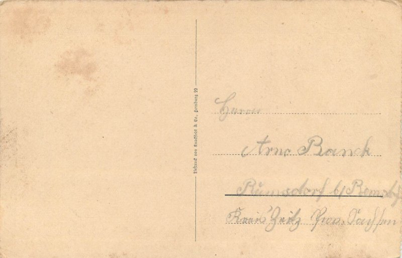 Germany Ansbach Graf von Platen statue