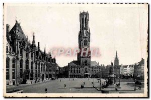 Postcard Old Bruges Grand Place