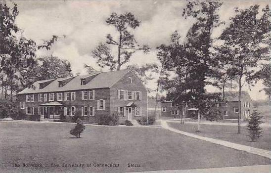Connecticut Storrs The Barracks The University Of Connecticut  Albertype