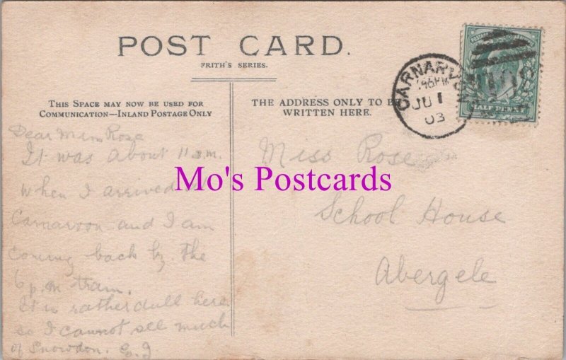 Genealogy Postcard - Rose, School House, Abergele, Denbighshire, Wales GL3379