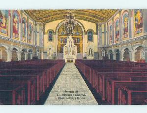 Linen CHURCH SCENE Palm Beach - West Florida FL AD1008