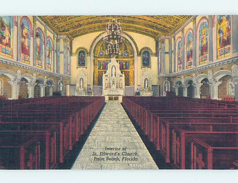Linen CHURCH SCENE Palm Beach - West Florida FL AD1008