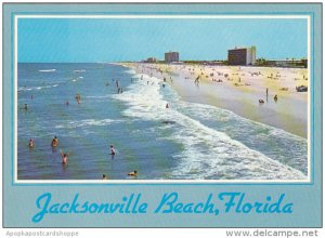 Beach Scene Looking South Jacksonville Beach Florida