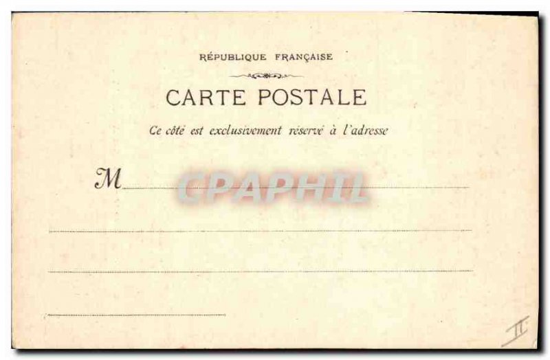 Old Postcard Roquefavour Route Aix