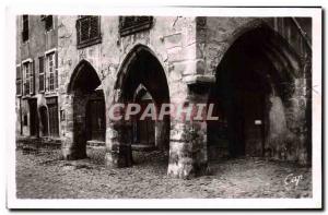 Old Postcard Issoire House Arcades Place de la Republique