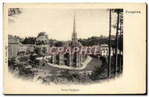 Old Postcard Fougeres Saint Sulpice