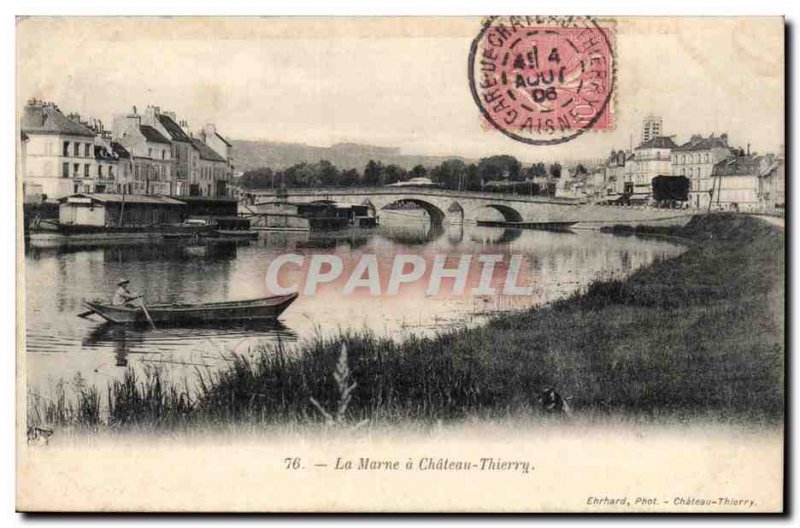 Old Postcard THE Marne Chateau Thierry