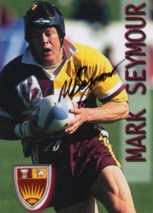 Mark Seymour Southland Rugby New Zealand Hand Signed Card Photo