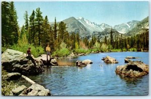 Postcard - Longs Peak And Bear Lake, Rocky Mountain National Park - Colorado