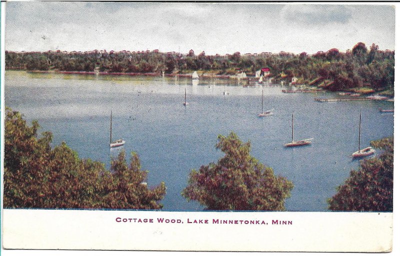 Lake Minnetonka, MN - Cottage Wood - 1921