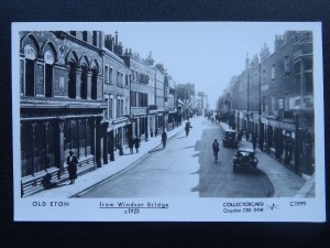 London OLD ETON from Windsor Bridge 1923 RP Postcard by Pamlin C1999