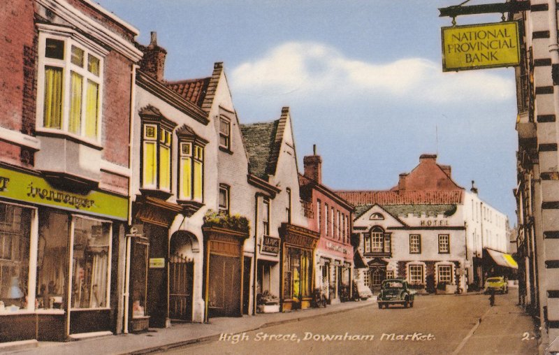 Downham Market Ironmongers High Street Norfolk Old Postcard