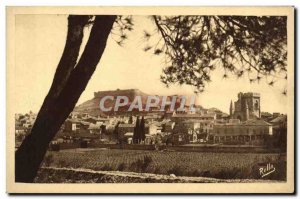 Old Postcard Villeneuve Avignon View d & # 39ensemble and Fort Saint Andre