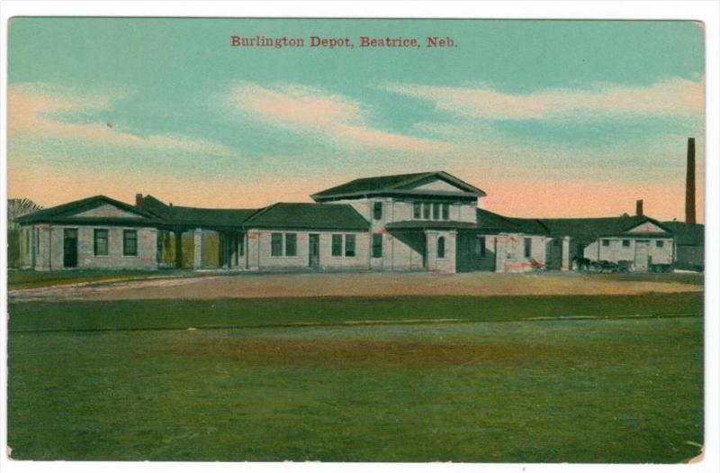 Nebraska  Beatrice  Burlington Depot