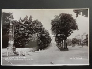 Yorkshire DONCASTER Great War Memorial & Hall Cross Hill c1932 RP Postcard Arjay