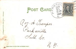 Railroad Cut Liberty New York Postcard