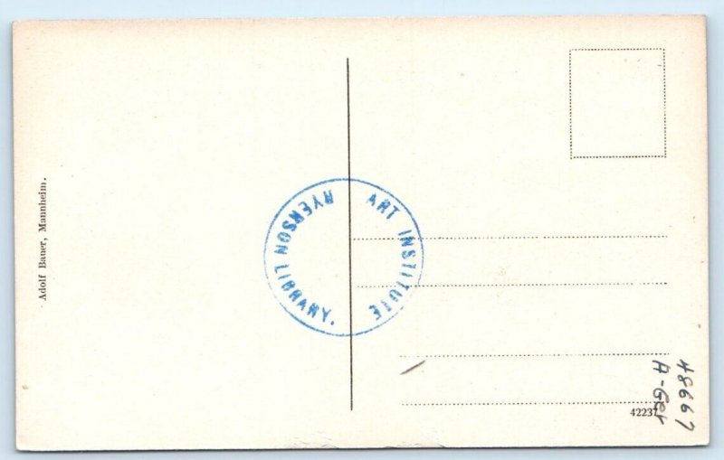 Mannheim aerial view GERMANY Postcard