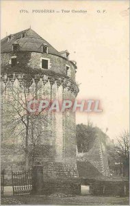 Old Postcard Fougeres Tour Claudine