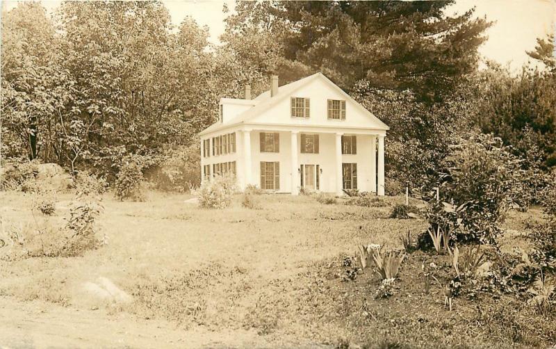 Large Home in a Rural Settings White House RPPC Postcard