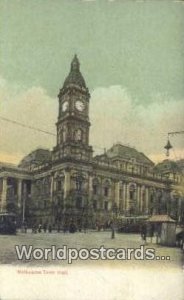 Melbourne Town Hall Melbourne Australia Unused 