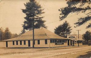 West Cumberland ME Spinney's Gray Road Inn Real Photo Postcard