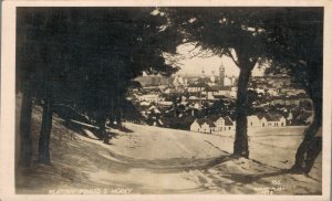 Czech Republic Klatovy Pohled Z Hurky RPPC 06.72