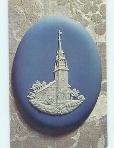 Pre-1980 CHURCH SCENE Newport Rhode Island RI AD0924