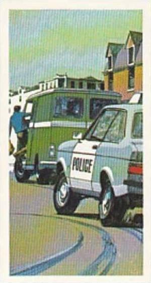 Brook Bond Tea Vintage Trade Card Police File 1977 No 36 Gun Chase