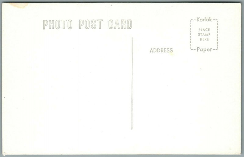 MILITARY SHIP USS KNOX VINTAGE REAL PHOTO POSTCARD RPPC