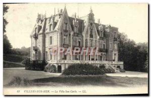 Old Postcard Villers sur Mer Villa San Carlo