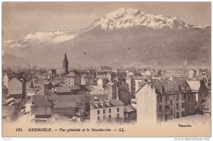 GRENOBLE, Vue generale et la Moucherotte, Rhone-Alpes,  France,  00-10s