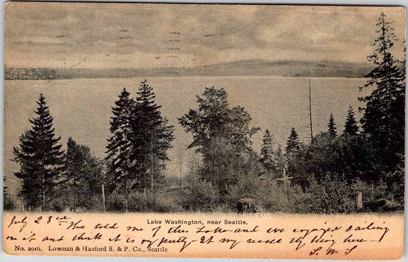 Postcard NATURE SCENE Seattle Washington WA AM3504