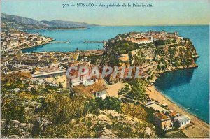 Old Postcard MONACO - View g�n�rale of Principaut�.