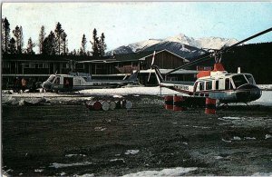 Postcard AIRCRAFT SCENE Valemount British Columbia BC AI7056