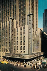 USA New York City Radio City Music Hall Vintage Postcard 07.79