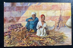 Mint Egypt Color Picture Postcard Sugar Cane Seller