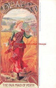 Advertising Postcard, Tuck No 1503, Dewar's, G. Bataille, Fair Maid of Perth