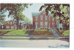 New Castle Indiana IN Vintage Postcard Henry County Historical Society Museum