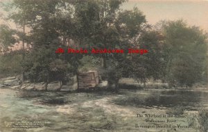 VT, Bennington, Vermont, Walloomsac River, Whirlpool At Rocks, 1912 PM