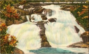 Georgianna Falls, Franconia Notch White Mts Vintage Postcard P39