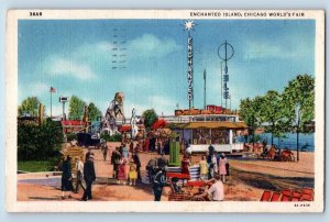 Chicago Illinois Postcard The Enchanted Island Chicago World's Fair 1934 Vintage