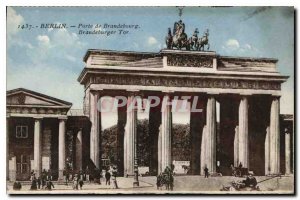 Postcard Old Berlin Brandenburg Gate