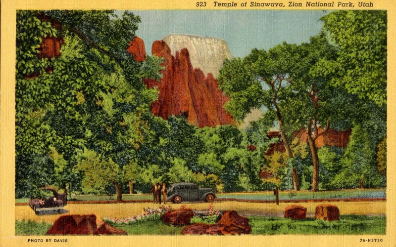 UT - Zion National Park. Temple of Sinawava