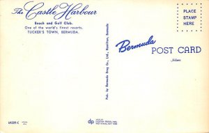 Castle Harbour Beach and Golf Club Tucker's Town Bermuda Postcard