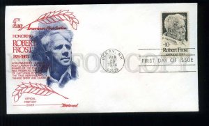 273388 USA 1974 year poet Robert Frost FDC