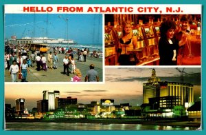 New Jersey, Atlantic City - Hello From - [NJ-253]