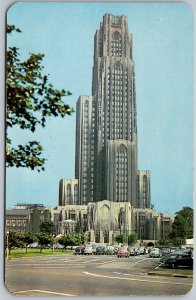 Pittsburgh Pennsylvania 1960s Postcard Cathedral Of Learning