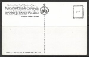 Virginia, Williamsburg - The Motor House Pool - [VA-511]